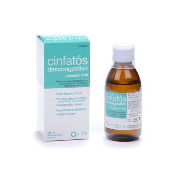 CINFATOS DESCONGESTIVO SOLUCION ORAL, 125ml