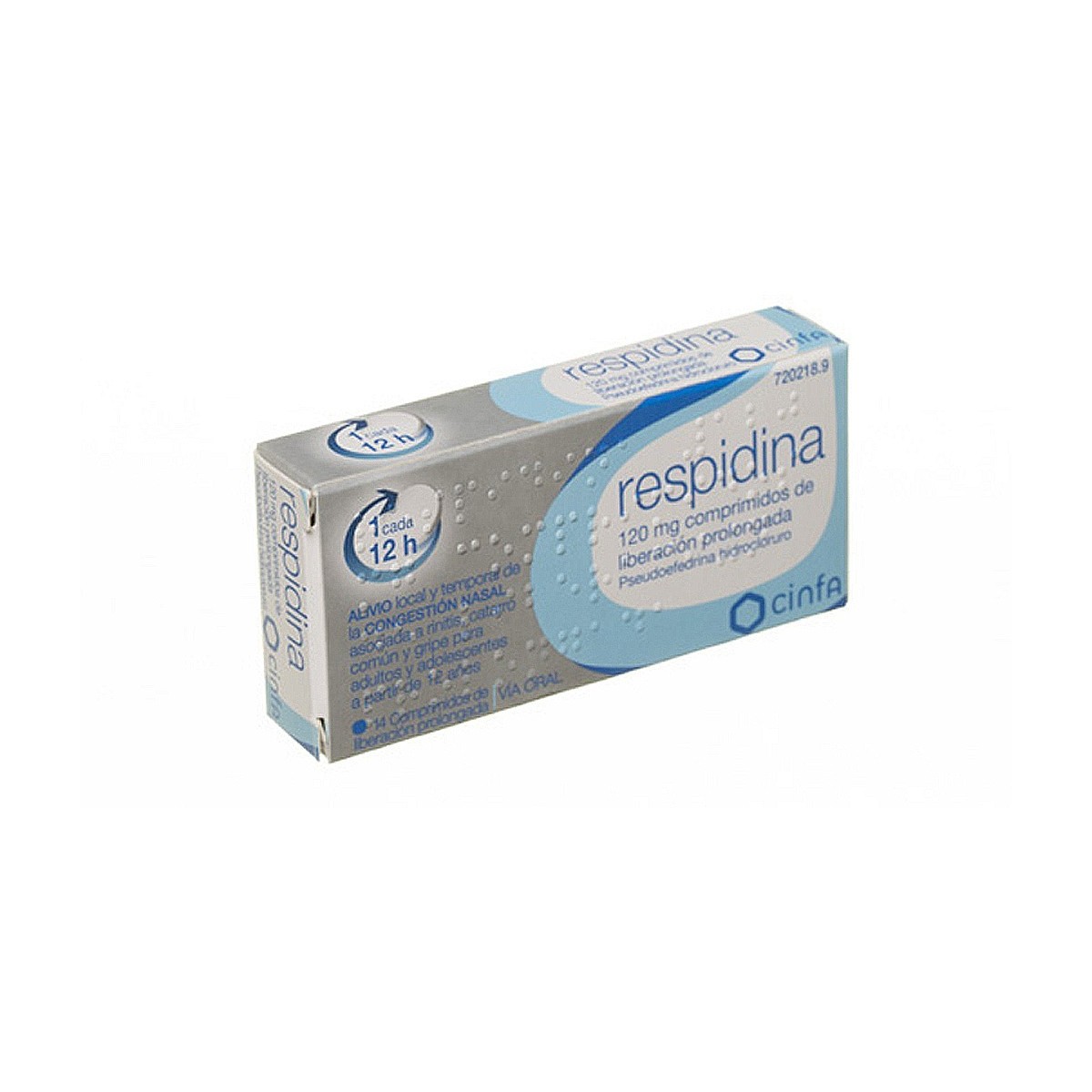 RESPIDINA 120 mg COMPRIMIDOS LIBERACION PROLONGADA