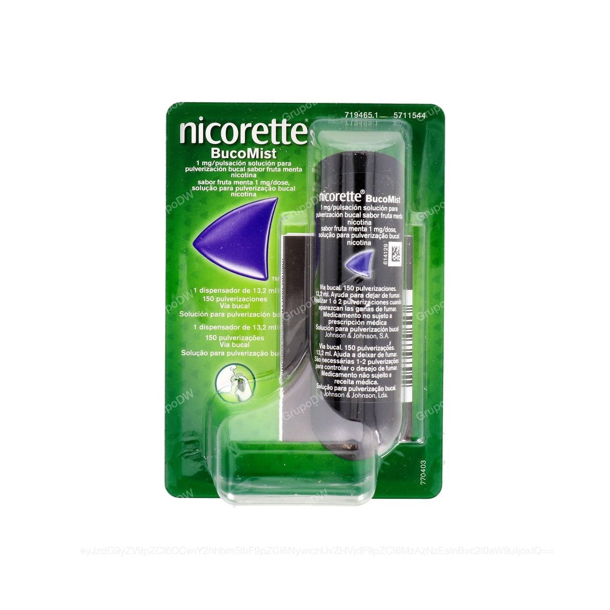 NICORETTE BUCOMIST SABOR FRUTA MENTA 1...