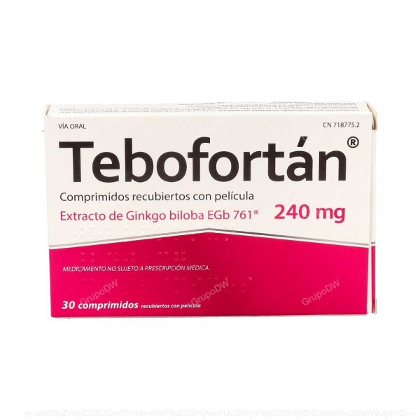 TEBOFORTAN 240 mg COMPRIMIDOS RECUBIERTOS CON PELICULA,...