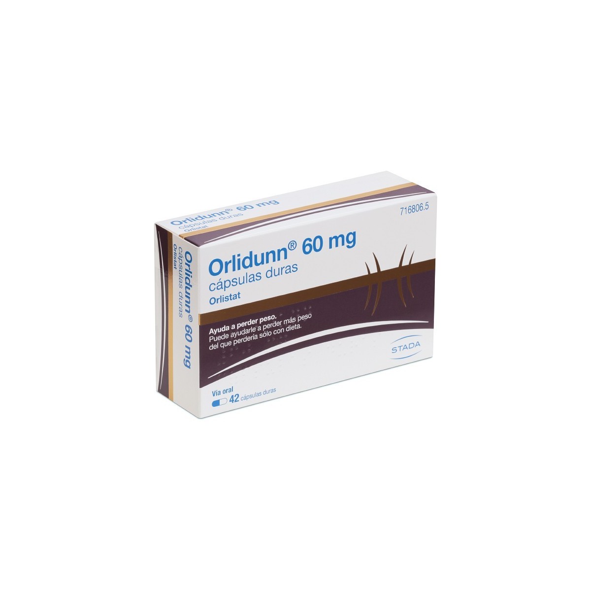 ORLIDUNN 60 mg CAPSULAS DURAS, 42 capsulas