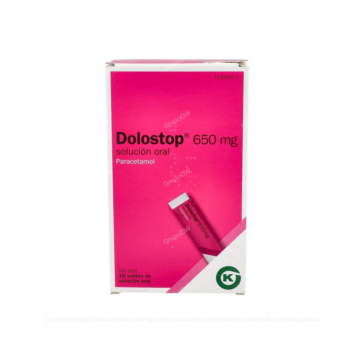 DOLOSTOP 650 mg SOLUCION ORAL,10 sobres