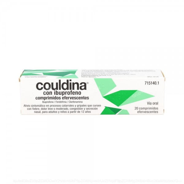 COULDINA CON IBUPROFENO COMPRIMIDOS EFERVESCENTES, 20...