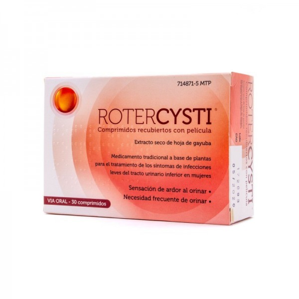 ROTERCYSTI COMPRIMIDOS RECUBIERTOS CON PELICULA, 30...