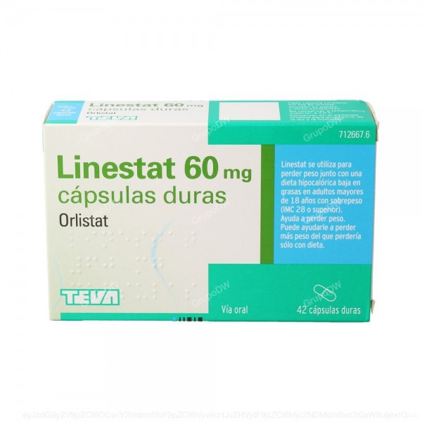 LINESTAT 60 mg CAPSULAS DURAS, 84 capsulas
