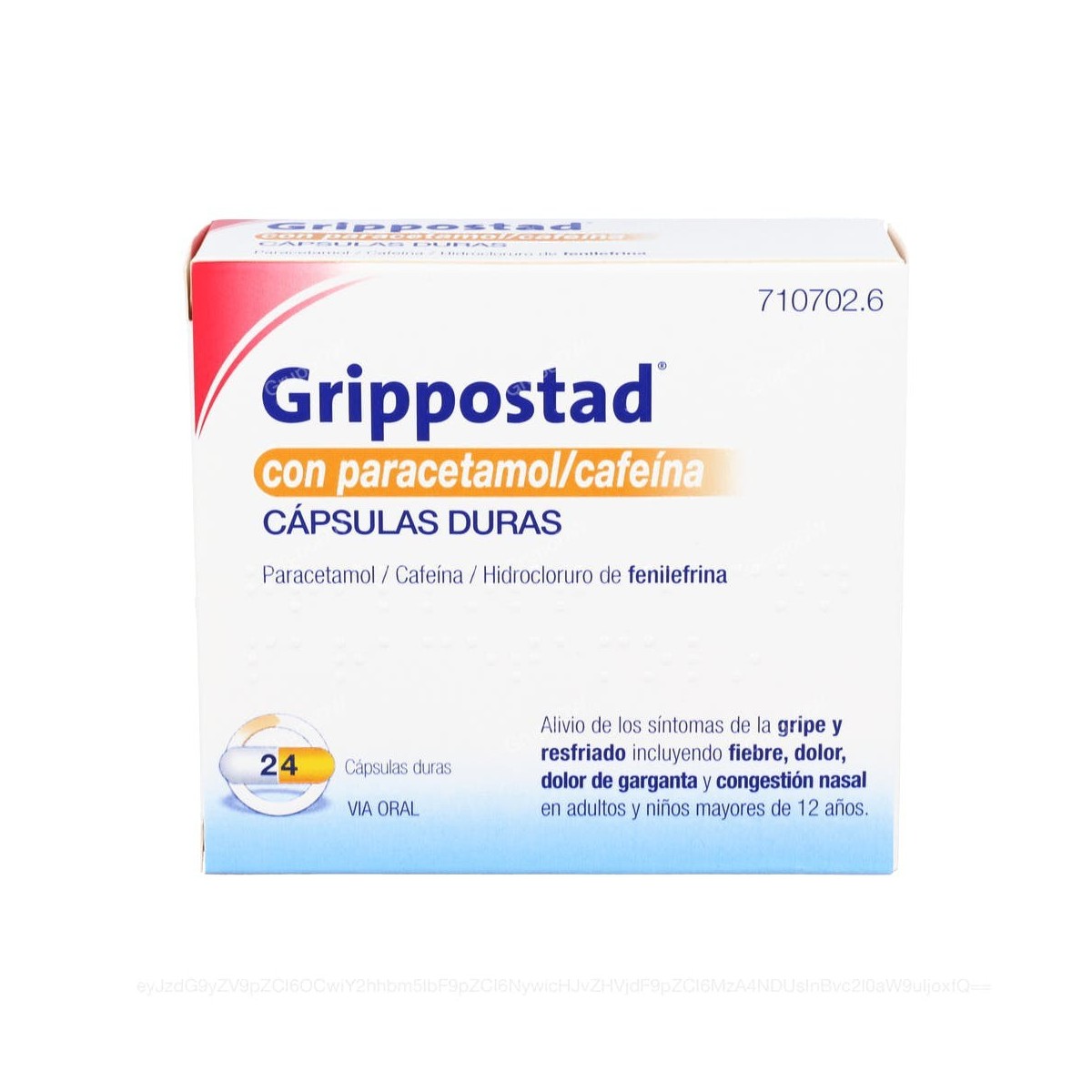 GRIPPOSTAD CON PARACETAMOL/CAFEINA CAPSULAS...