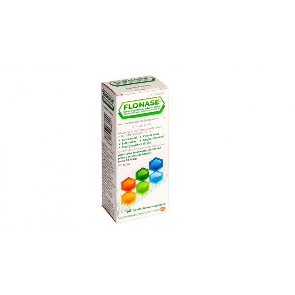 FLONASE 50 MICROGRAMOS/PULVERIZACION SUSPENSION PARA...