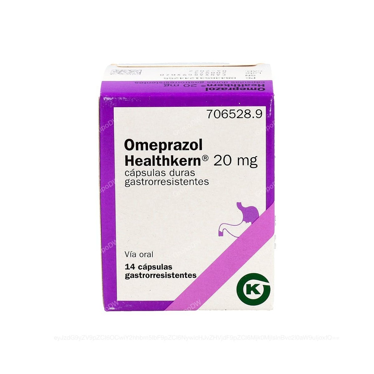 OMEPRAZOL HEALTHKERN 20 mg CAPSULAS DURAS...