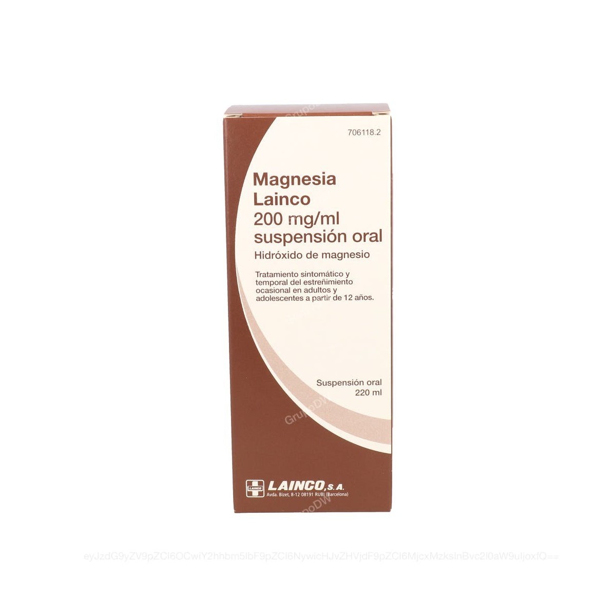 MAGNESIA LAINCO 200 mg/ml SUSPENSION ORAL