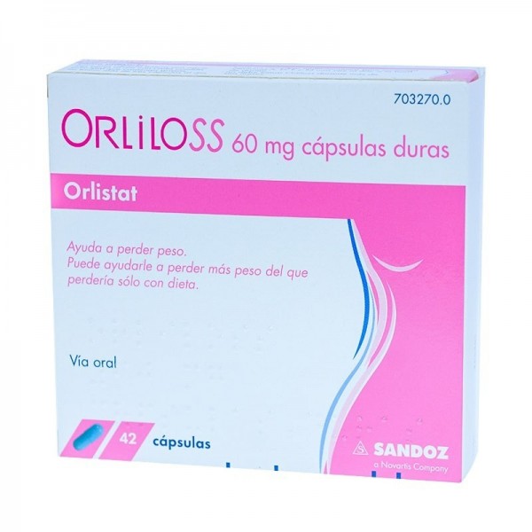 ORLILOSS 60 mg CAPSULAS DURAS  (Blister)