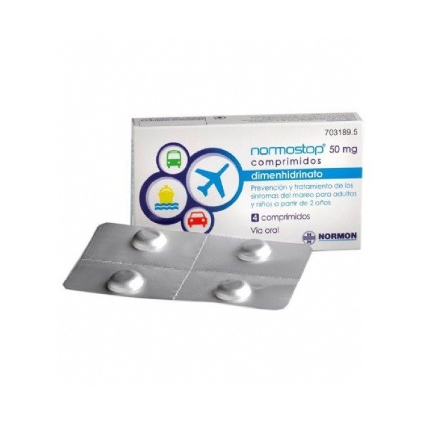 NORMOSTOP 50 mg COMPRIMIDOS