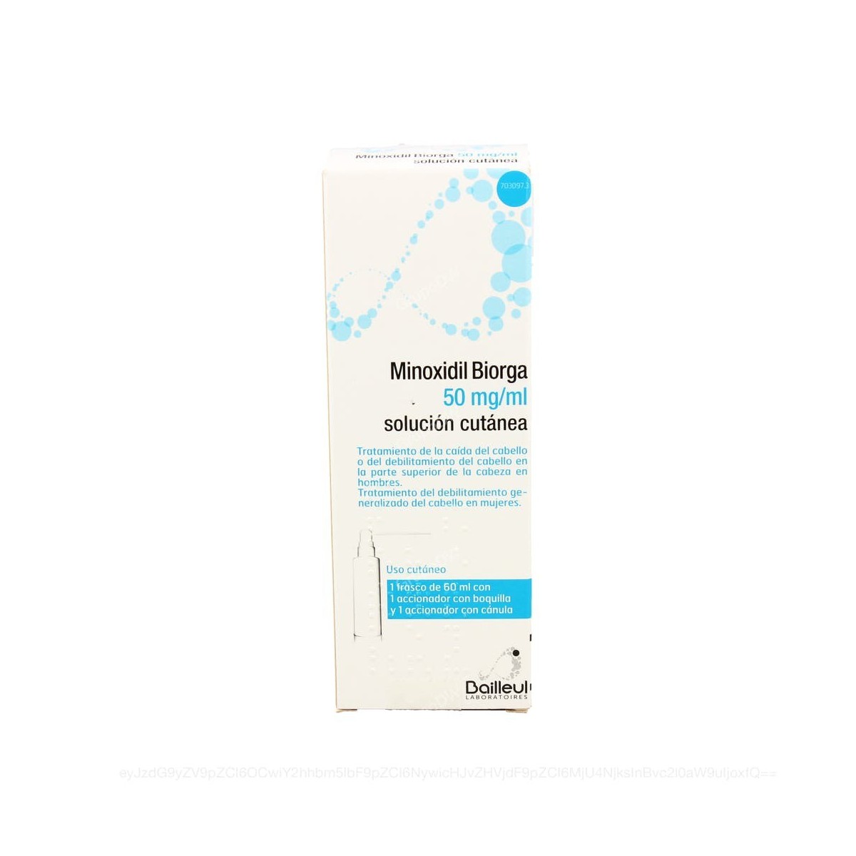 MINOXIDIL BIORGA 50 mg/ml SOLUCION CUTANEA, 1...
