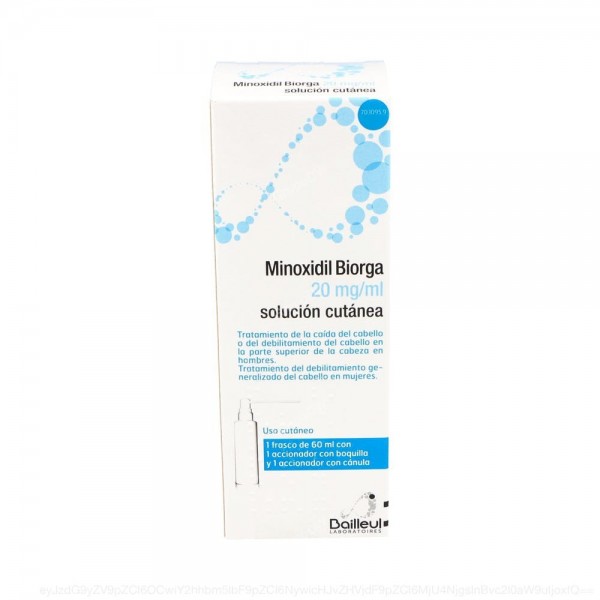 MINOXIDIL BIORGA 20 mg/ml SOLUCION CUTANEA, 1 frasco de...