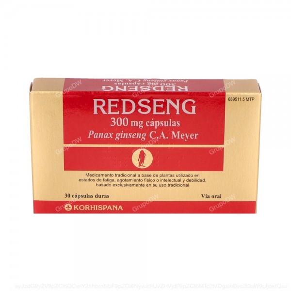 REDSENG 300 mg CAPSULAS, 30 capsulas