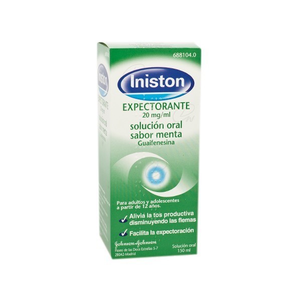 INISTON MUCOSIDAD 20mg/ml SOLUCION ORAL SABOR MENTA, 1...