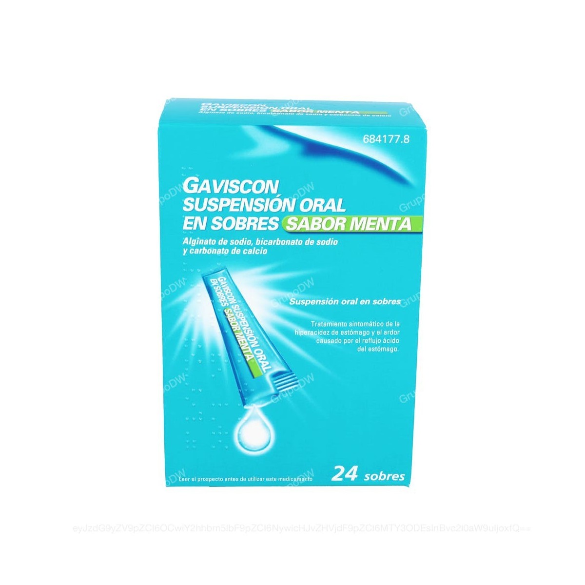 GAVISCON SUSPENSION ORAL EN SOBRES SABOR MENTA,...