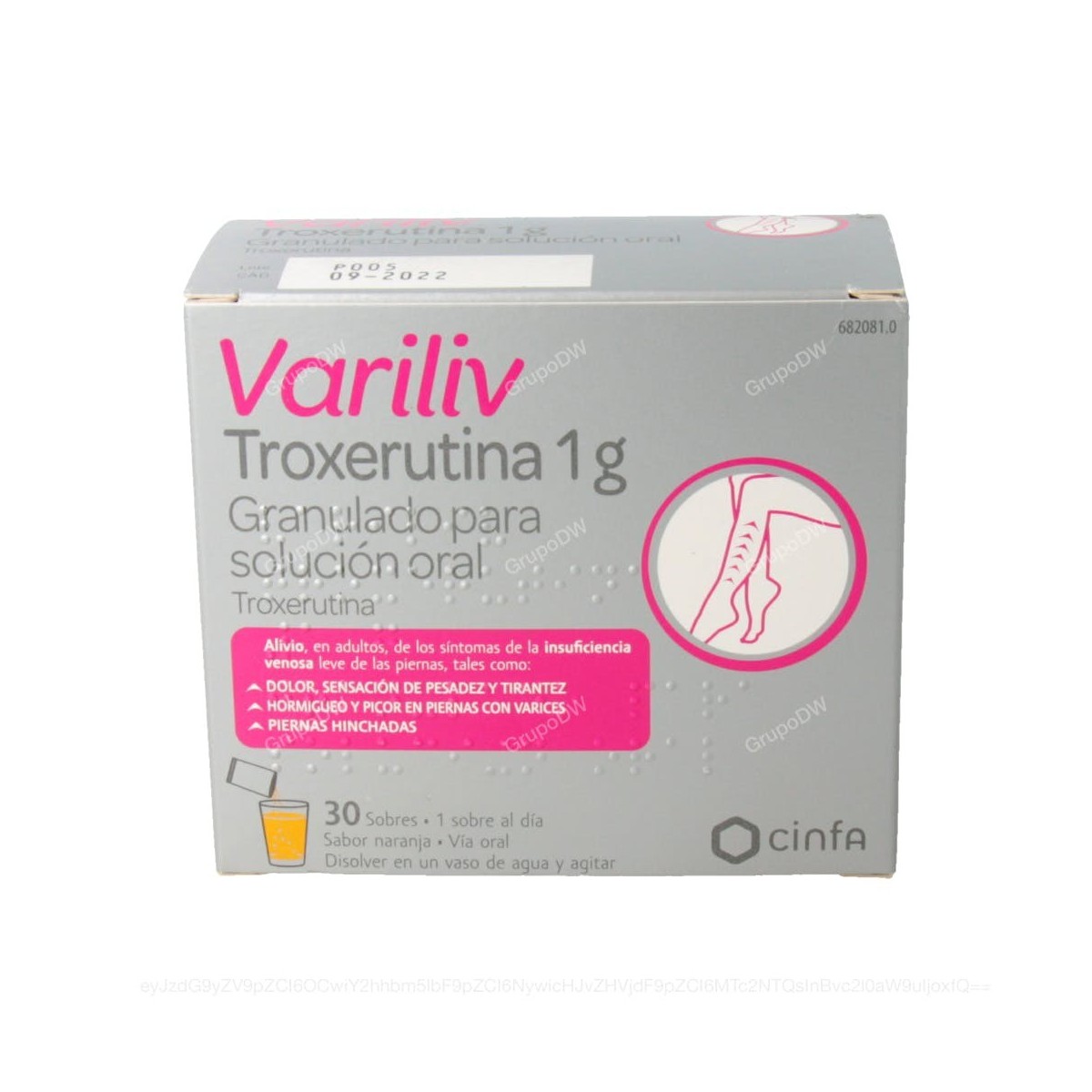 VARILIV TROXERUTINA 1 g GRANULADO PARA SOLUCION...