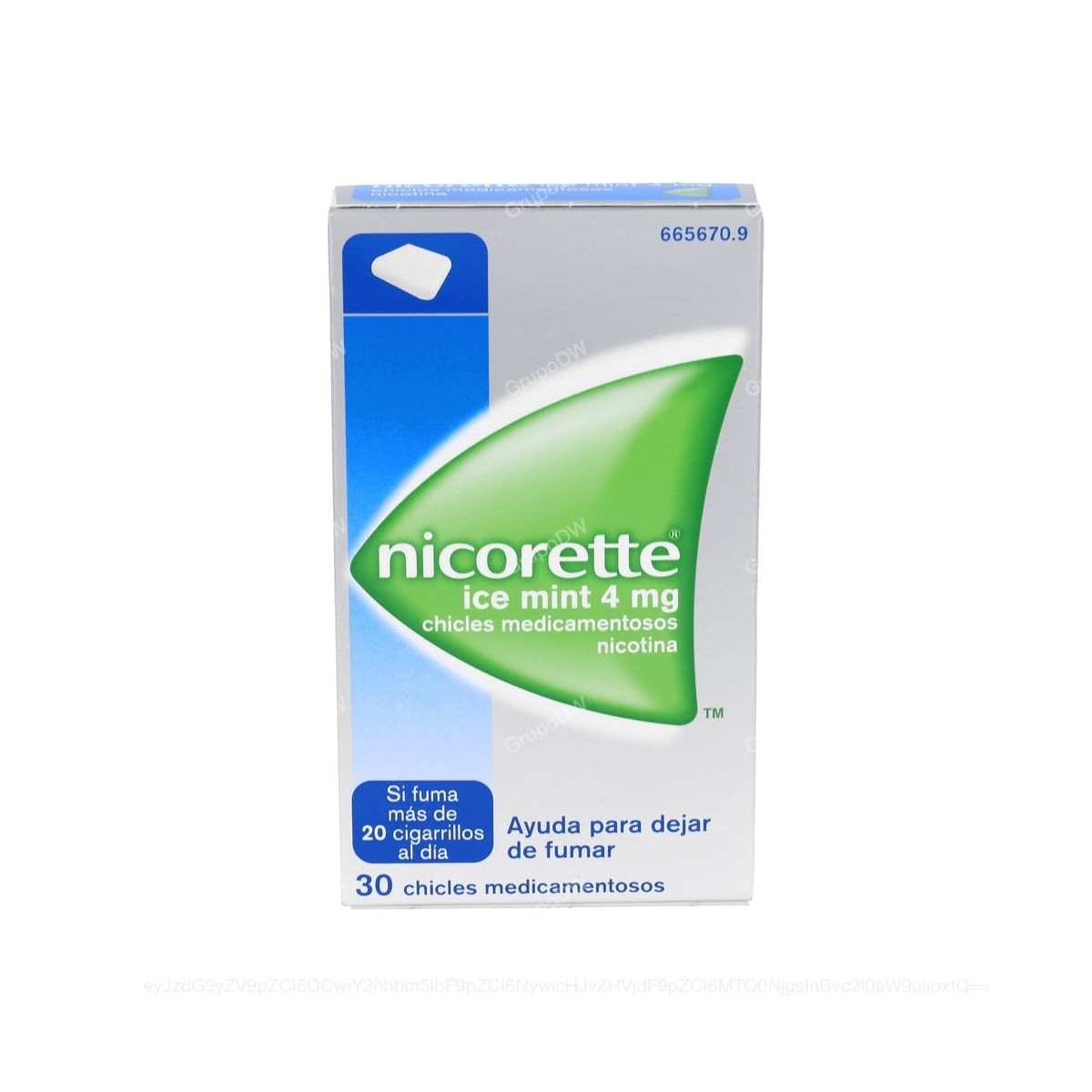 NICORETTE ICE MINT 4 mg CHICLES MEDICAMENTOSOS,...