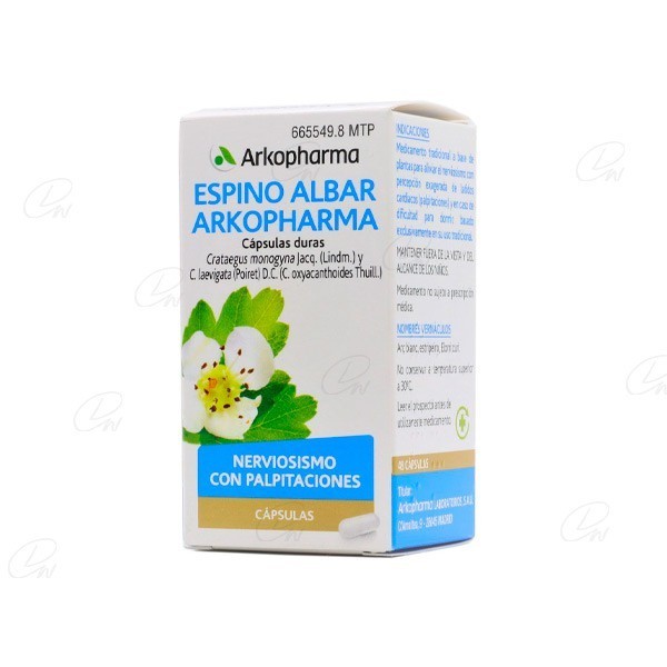 ESPINO ALBAR ARKOPHARMA CAPSULAS DURAS, 48 capsulas