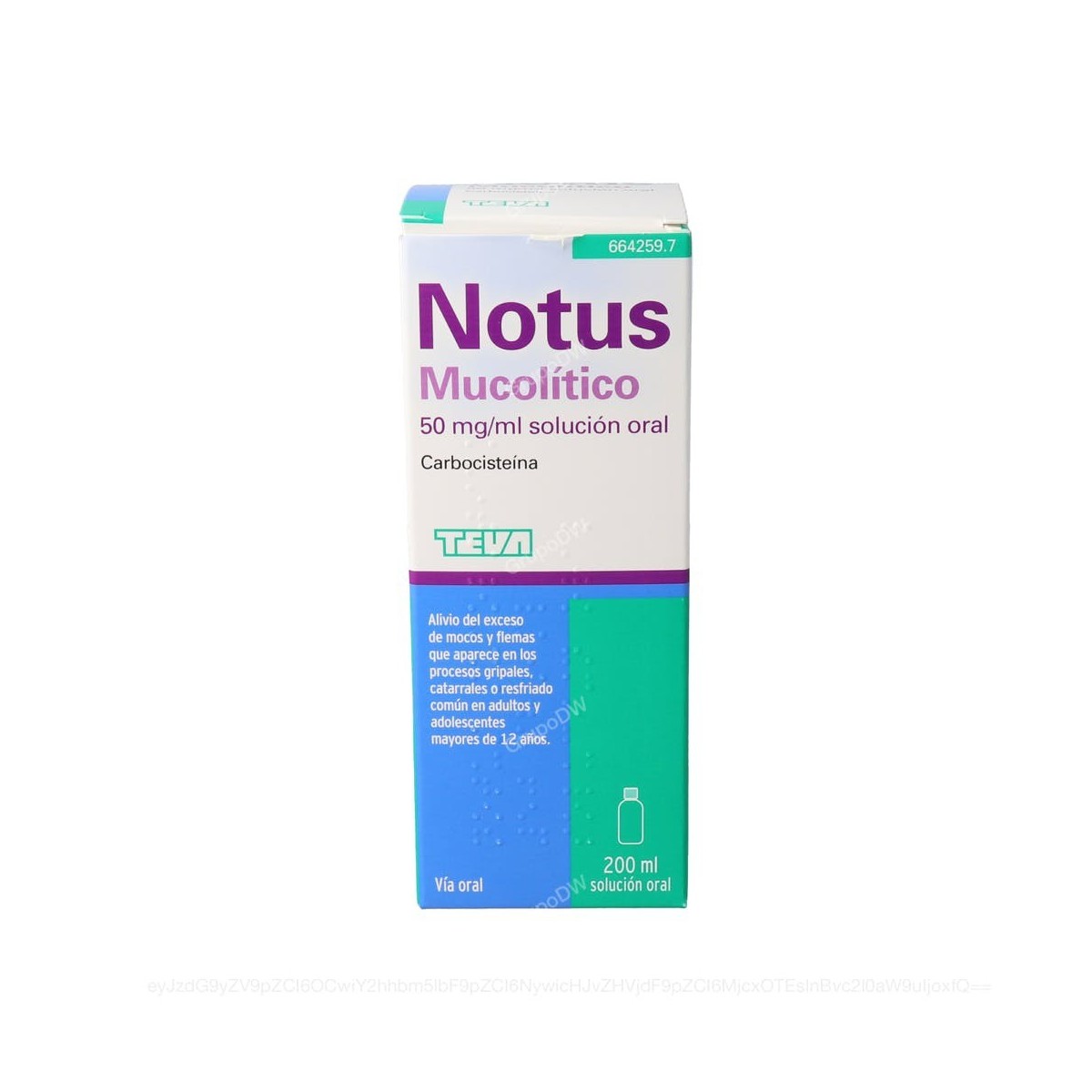 NOTUS MUCOLITICO 50 mg/ml SOLUCION ORAL, 1...