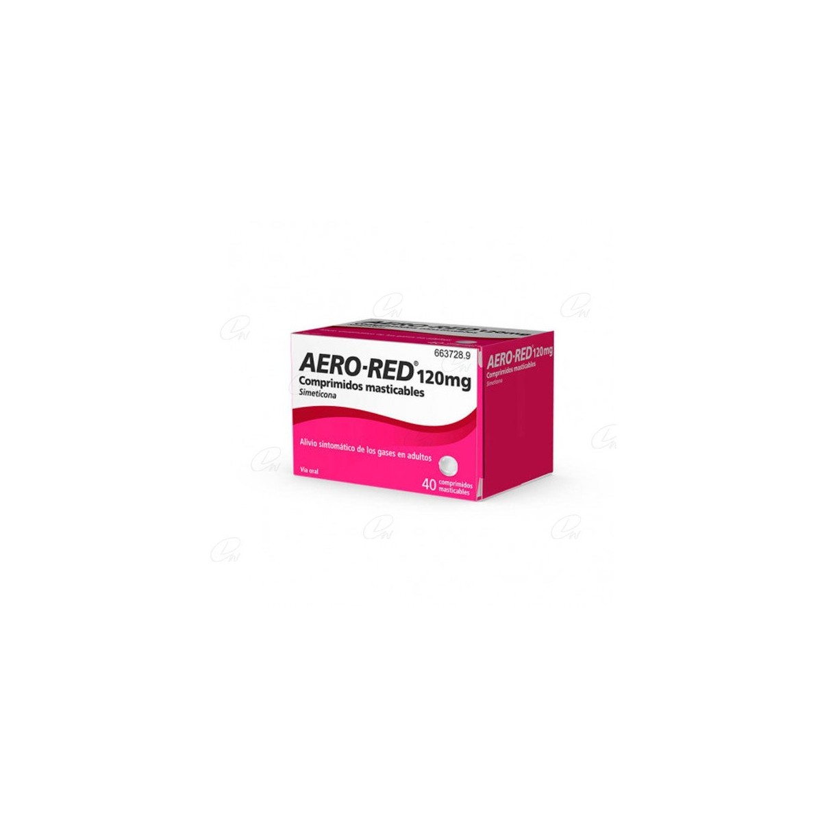 AERO-RED 120 mg COMPRIMIDOS MASTICABLES, 40...