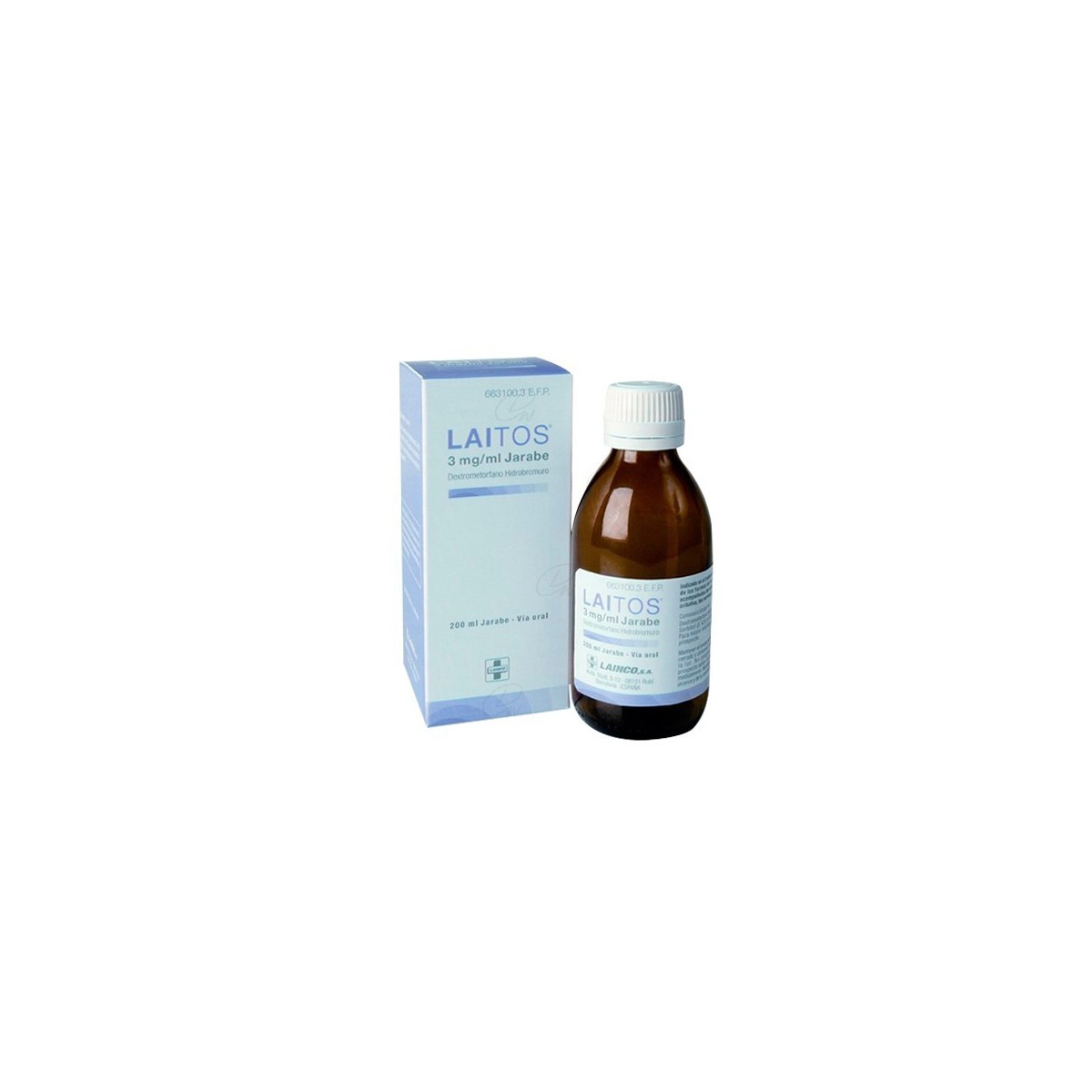 LAITOS 3 mg/ml JARABE, 1 frasco de 200 ml