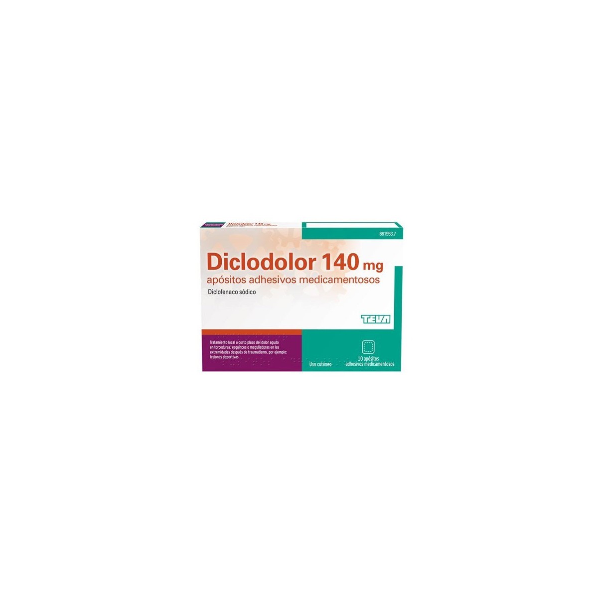 DICLODOLOR 140 mg APOSITOS ADHESIVOS...
