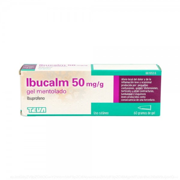 IBUCALM 50 mg/g GEL MENTOLADO