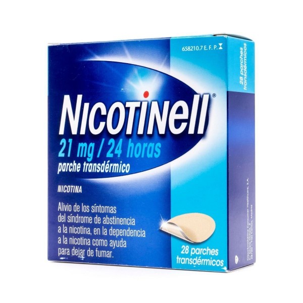 NICOTINELL 21 mg/24 HORAS PARCHE TRANSDERMICO, 28 parches