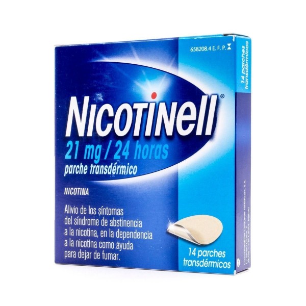NICOTINELL 21 mg/24 HORAS PARCHE TRANSDERMICO, 14 parches