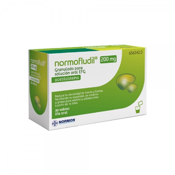 NORMOFLUDIL 200 MG GRANULADO PARA SOLUCION ORAL EFG, 30...