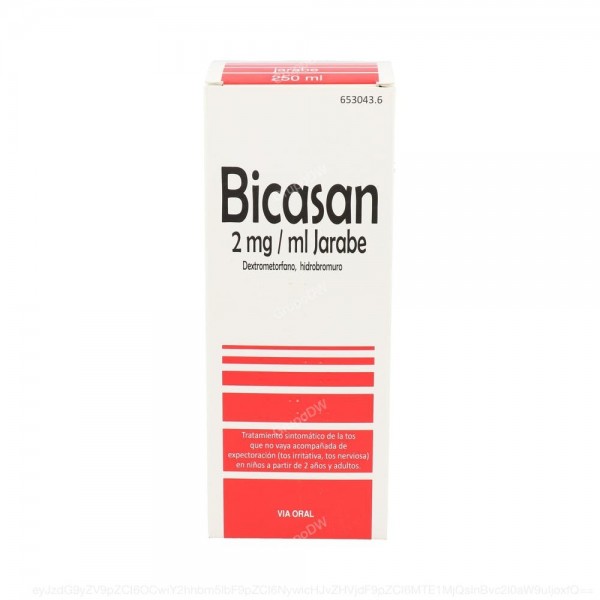 BICASAN 2 mg /ml JARABE, 1 frasco de 250 ml
