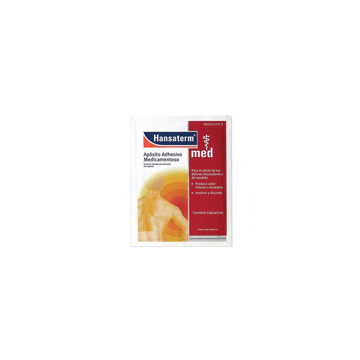 HANSATERM 4,8 mg APOSITO ADHESIVO...