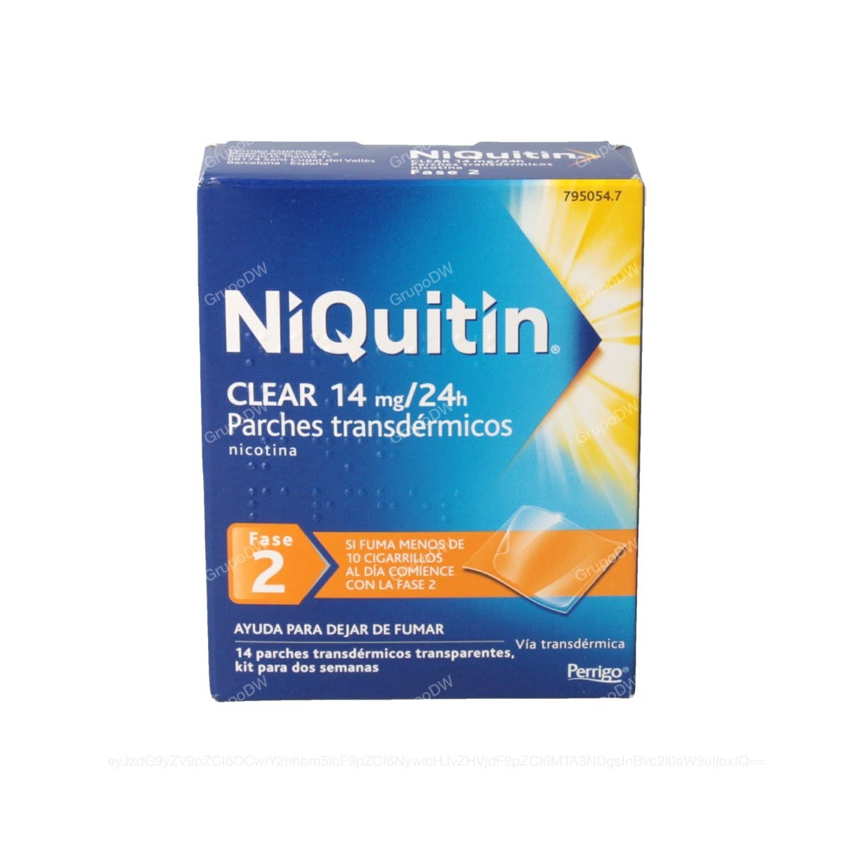 NIQUITIN CLEAR 14 mg/24 H PARCHE TRANSDERMICO,...
