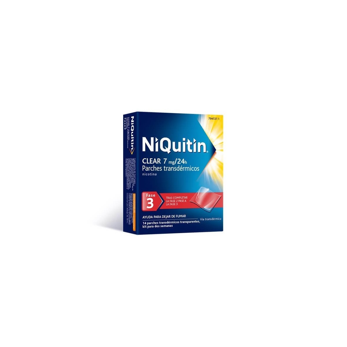 NIQUITIN CLEAR 7 mg/24 H PARCHES TRANSDERMICOS,...