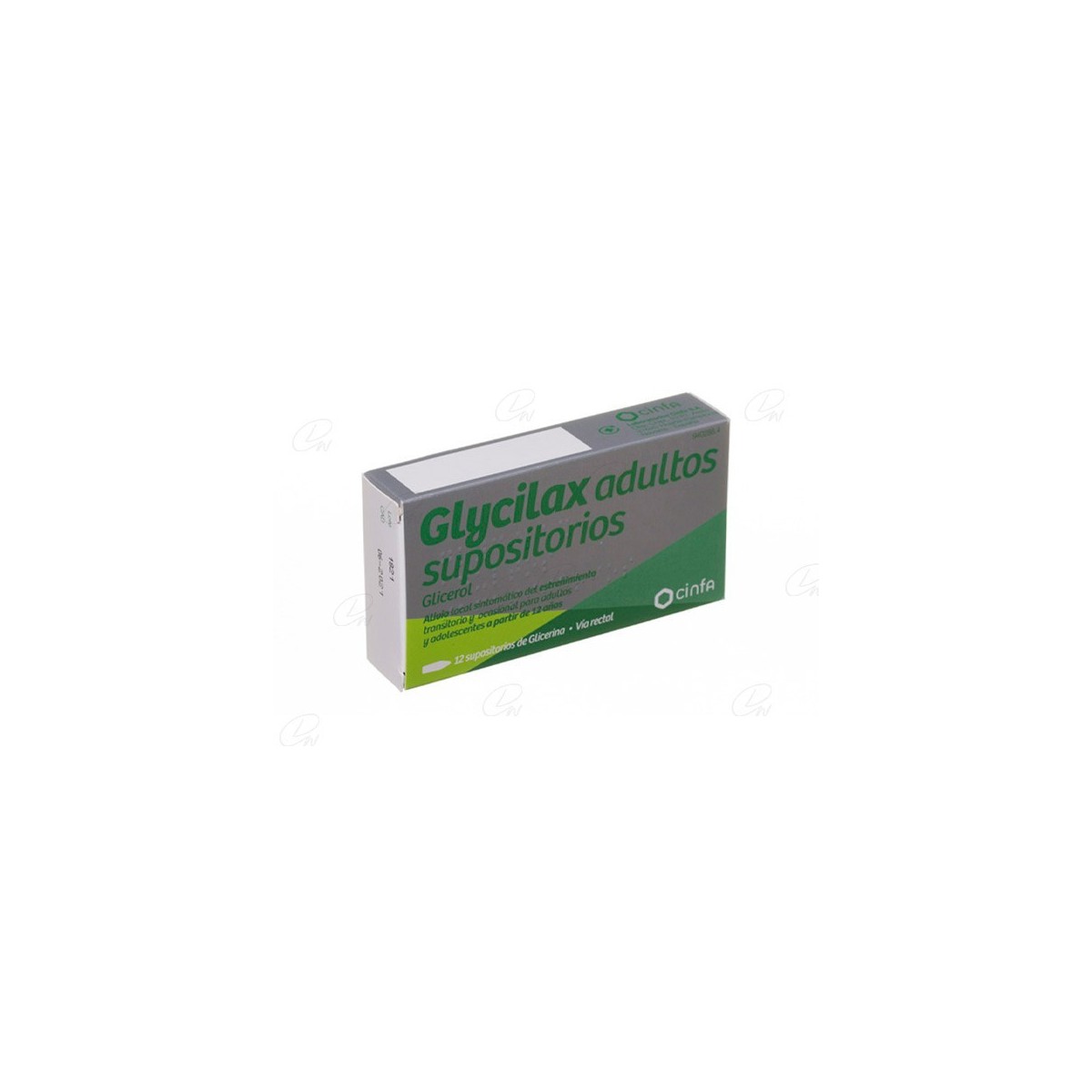 GLYCILAX ADULTOS SUPOSITORIOS, 12 supositorios