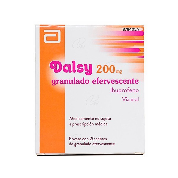 DALSY 200 mg GRANULADO EFERVESCENTE, 20 sobres