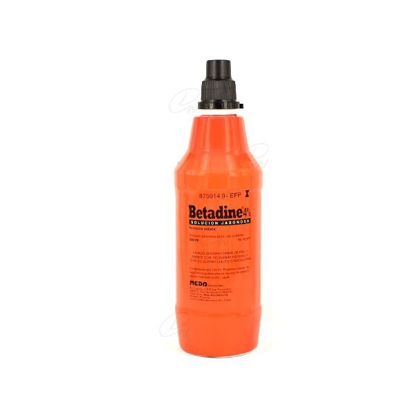 BETADINE JABONOSO 40 mg/ml SOLUCION CUTANEA, 1 frasco de...