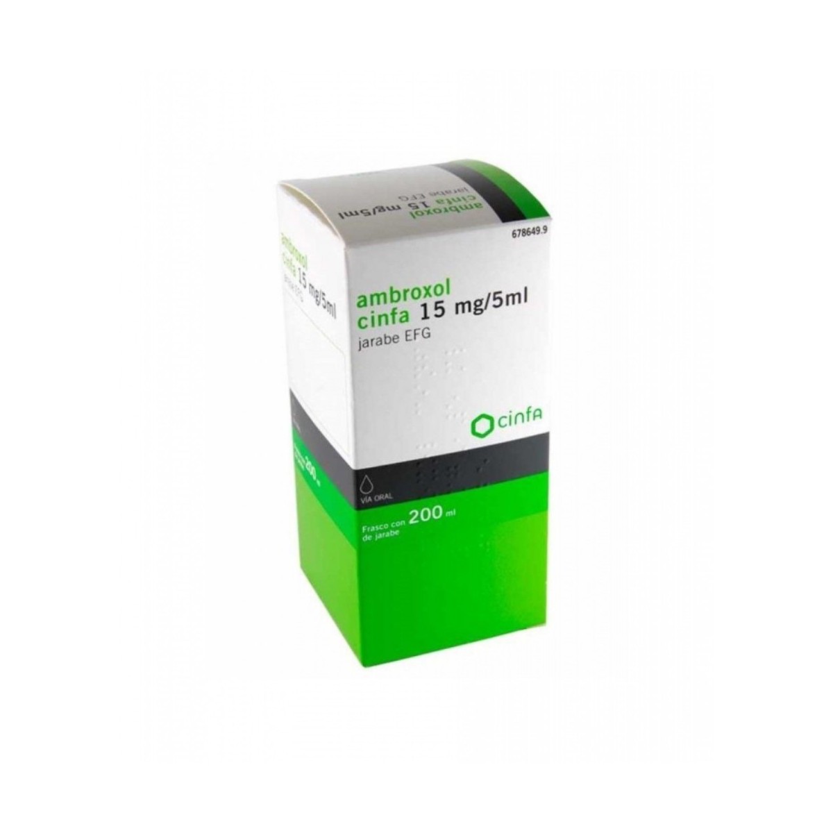 AMBROXOL CINFA 15 mg/5 ml JARABE EFG, 1 frasco...