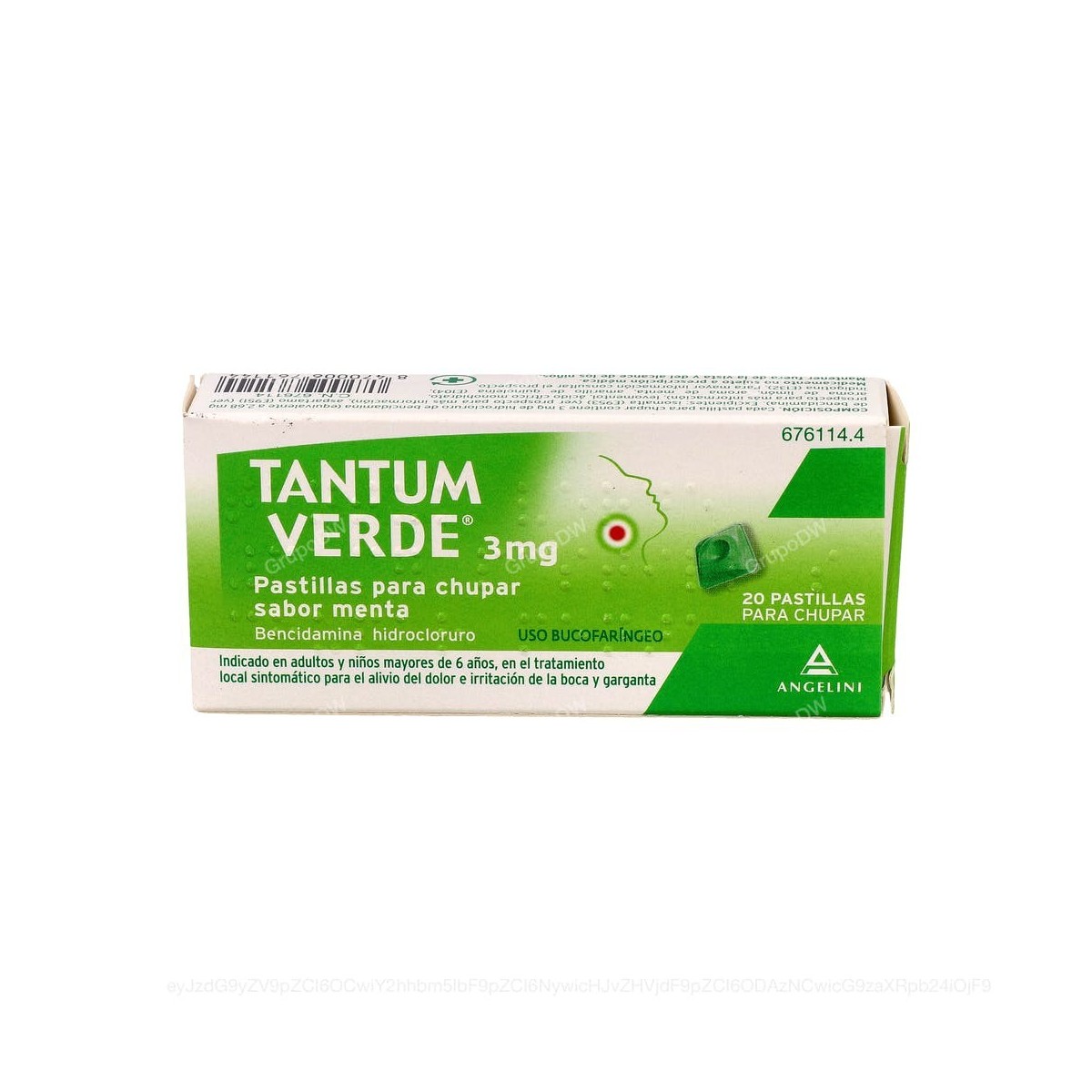 TANTUM VERDE 3 mg PASTILLAS PARA CHUPAR SABOR...