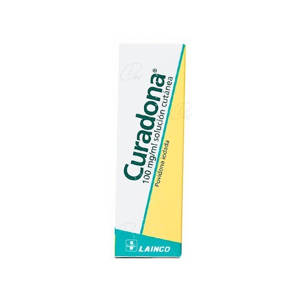 CURADONA 100 mg/ml SOLUCION CUTANEA, 1 frasco de 30 ml