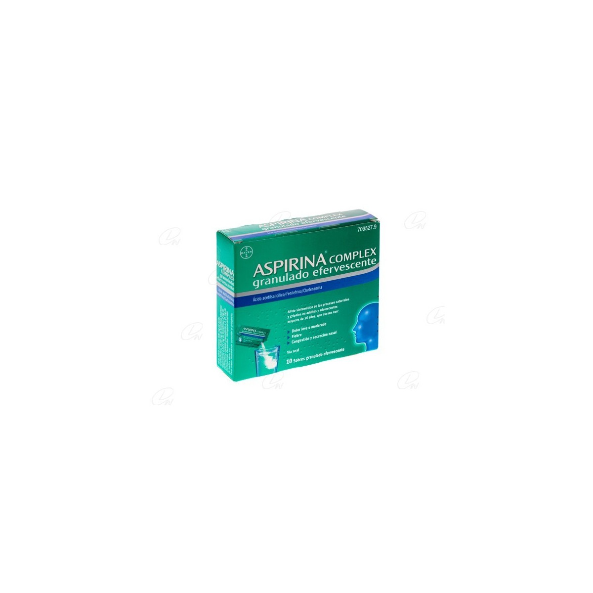 ASPIRINA COMPLEX GRANULADO EFERVESCENTE, 10 sobres