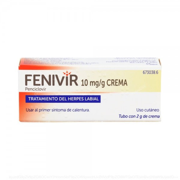FENIVIR 10 mg/g CREMA, 1 tubo de 2 g