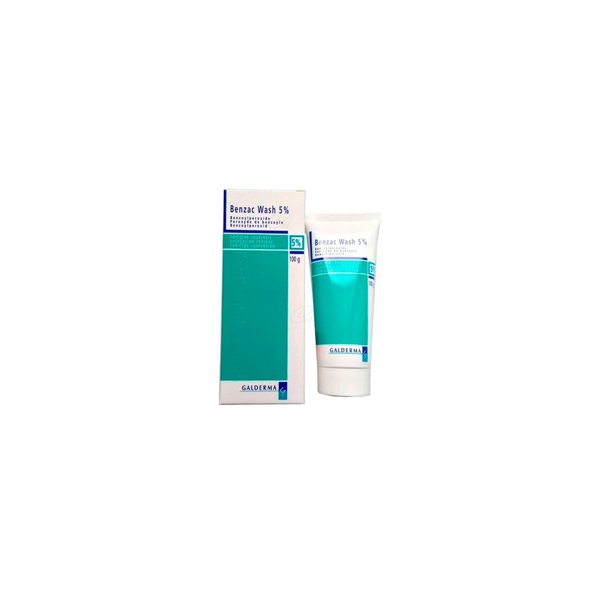BENZAC WASH 50 mg/g GEL, 1 tubo de 100 g
