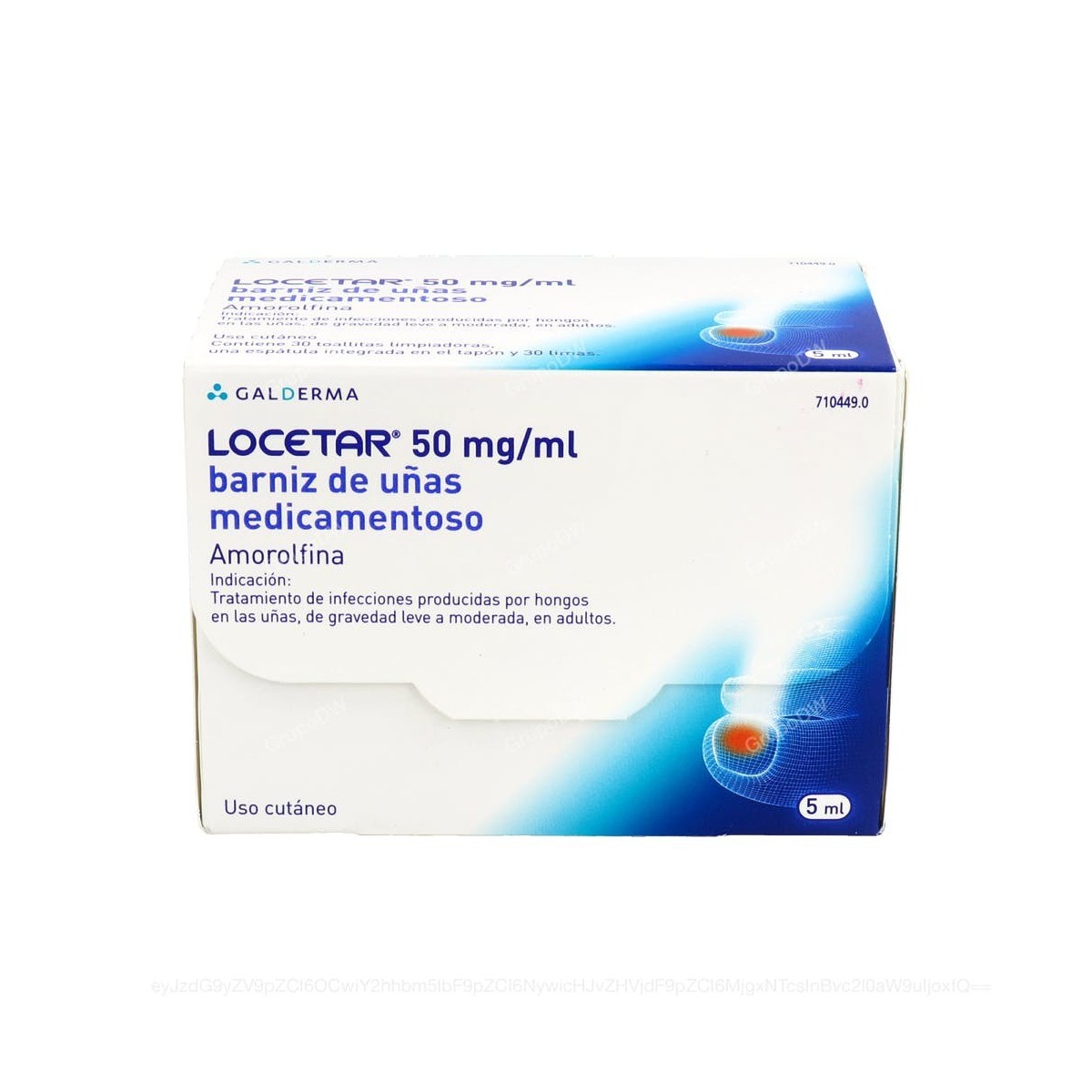 LOCETAR 50 mg/ml BARNIZ DE UÑAS MEDICAMENTOSO