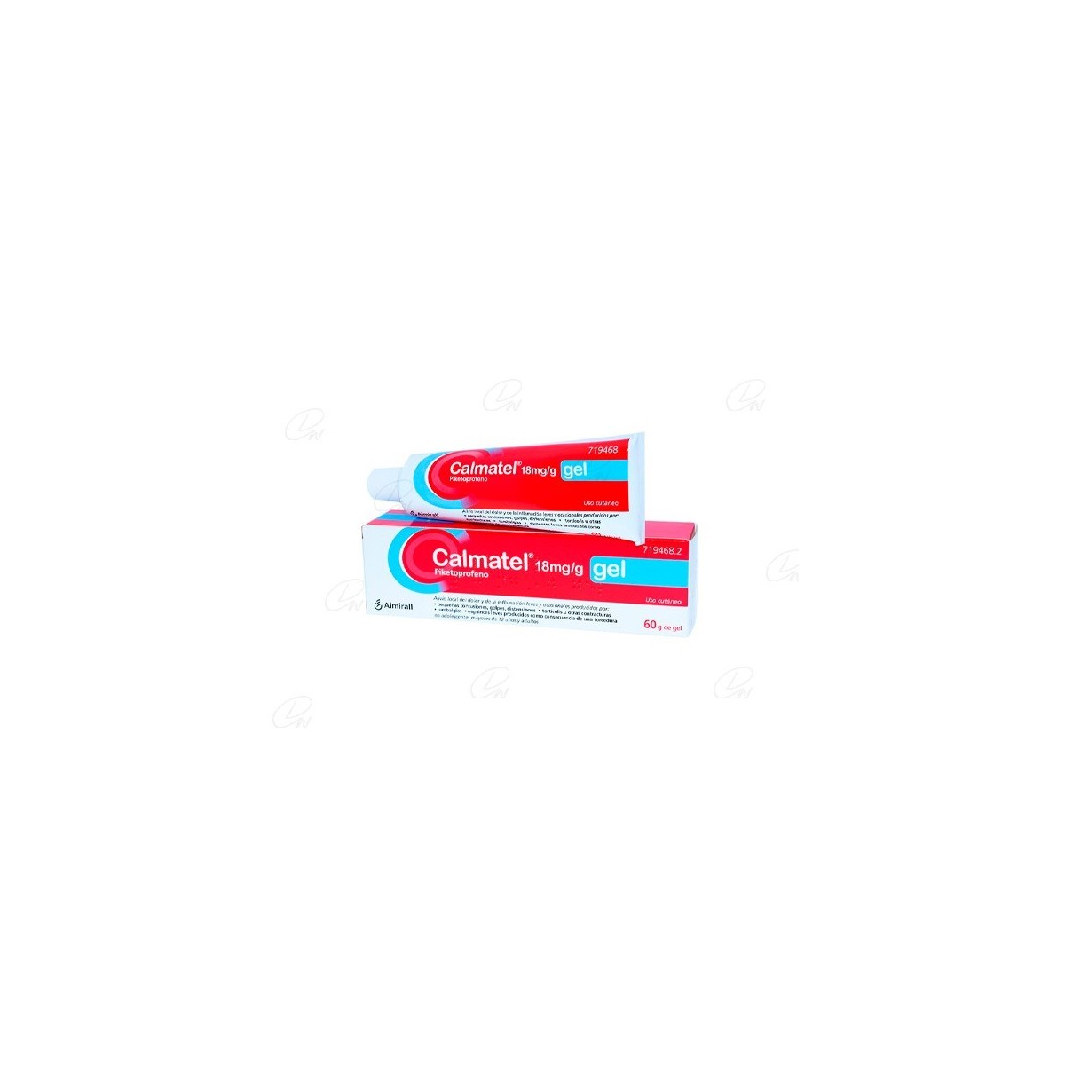 CALMATEL 18 mg/g GEL, 1 tubo de 60 g