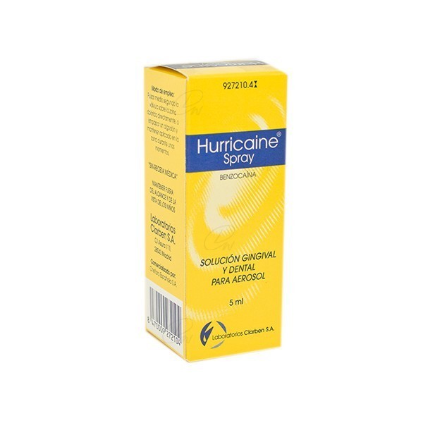 HURRICAINE SPRAY 200 mg/ml SOLUCION PARA PULVERIZACION...