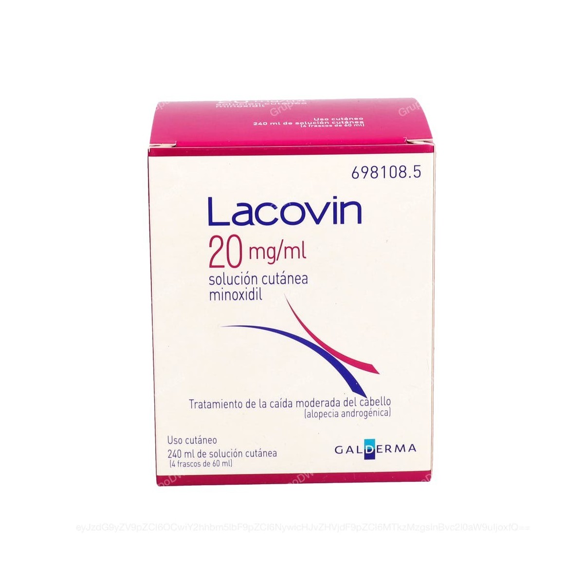 LACOVIN 20 mg/ml SOLUCION CUTANEA, 4 frascos de...
