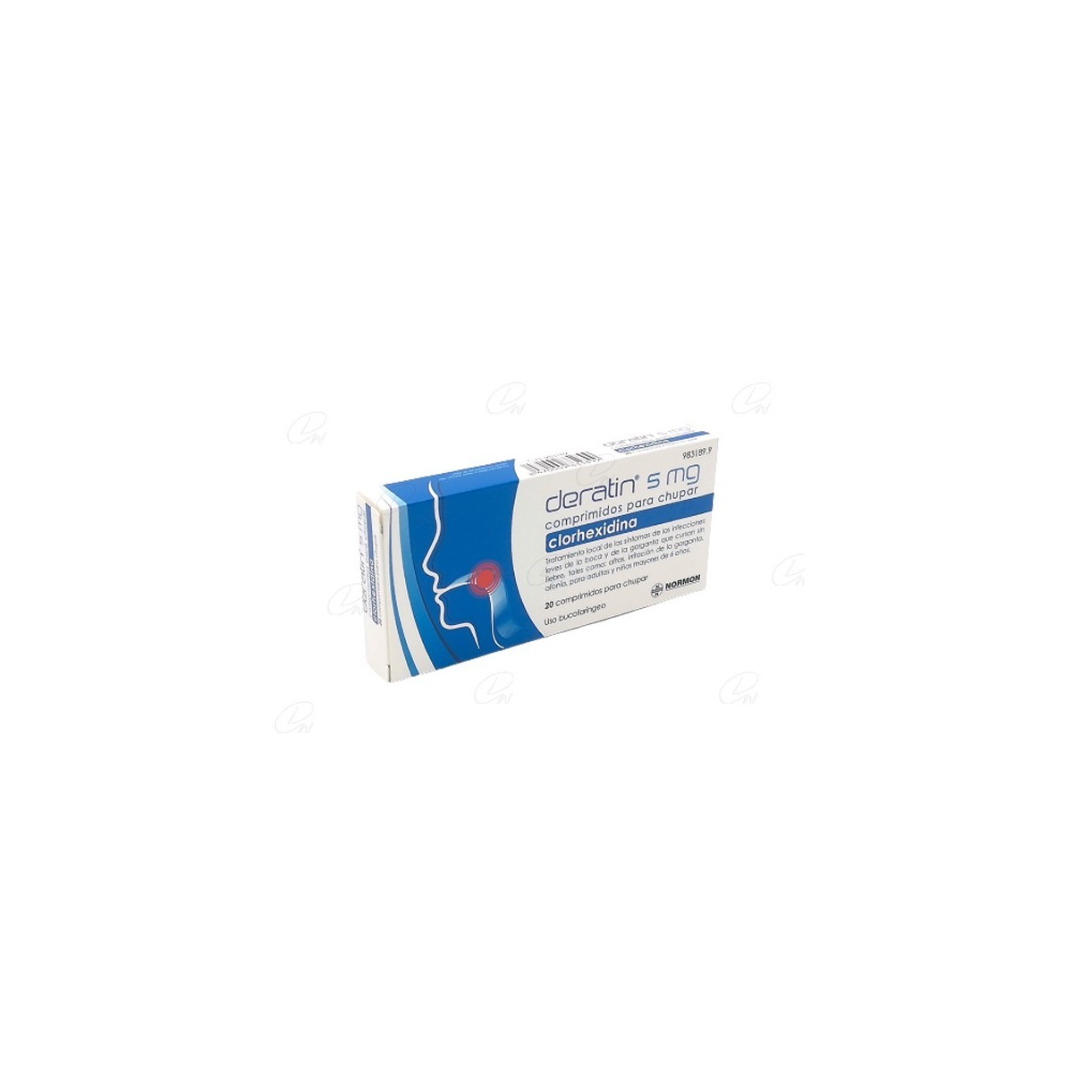 DERATIN 5 mg  COMPRIMIDOS PARA CHUPAR, 20...