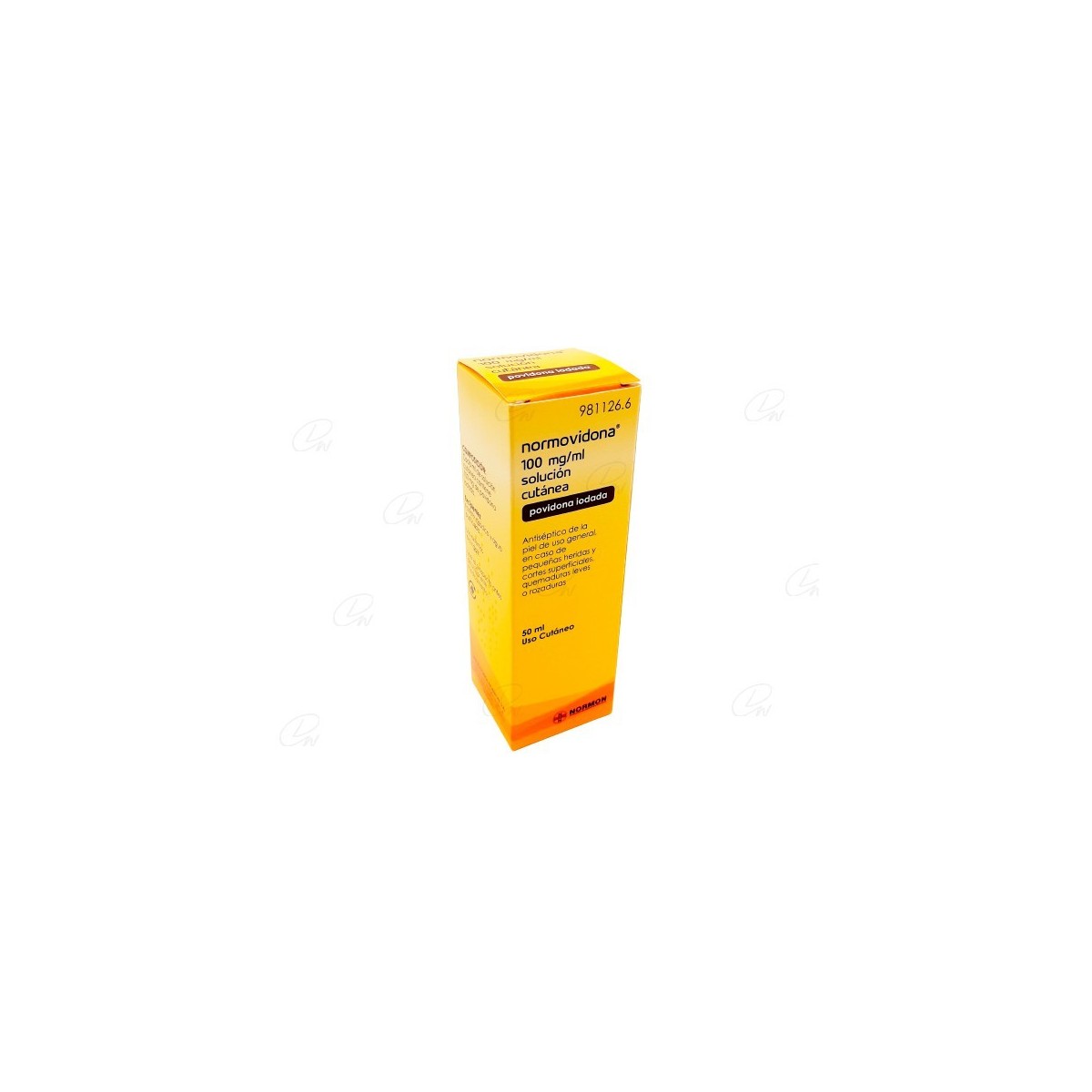 NORMOVIDONA 100 mg/ml SOLUCION CUTANEA, 1...